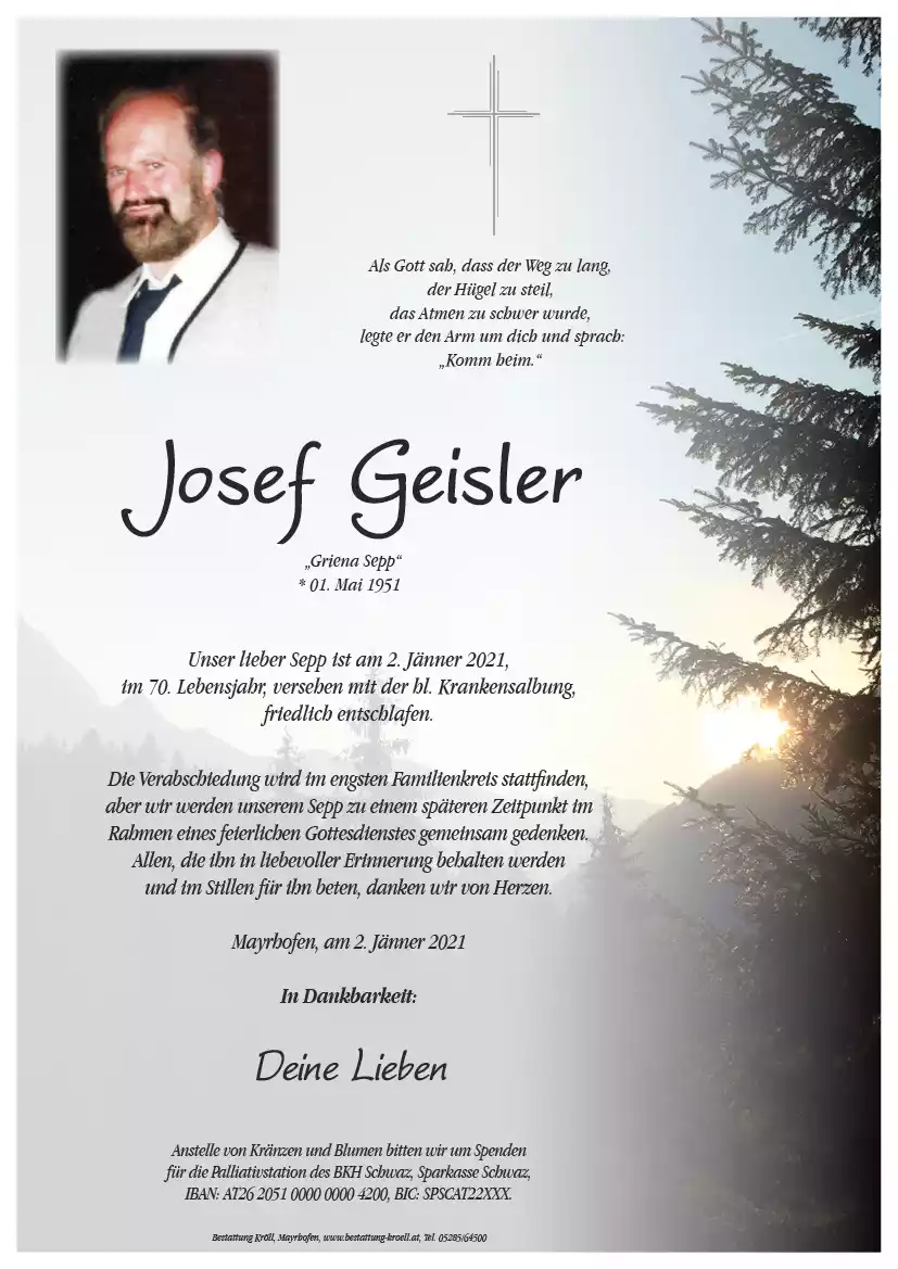 Parte von Josef Geisler